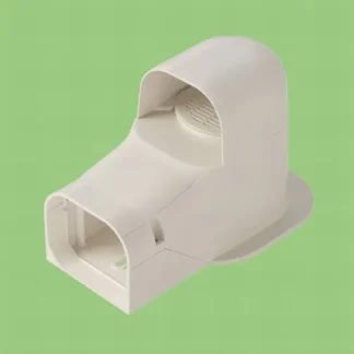 化粧カバー 77 マンション用Ｌタイプ 換気用 10個入 [KK2-75S]