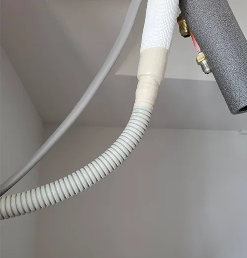 断熱材なしのドレンホース