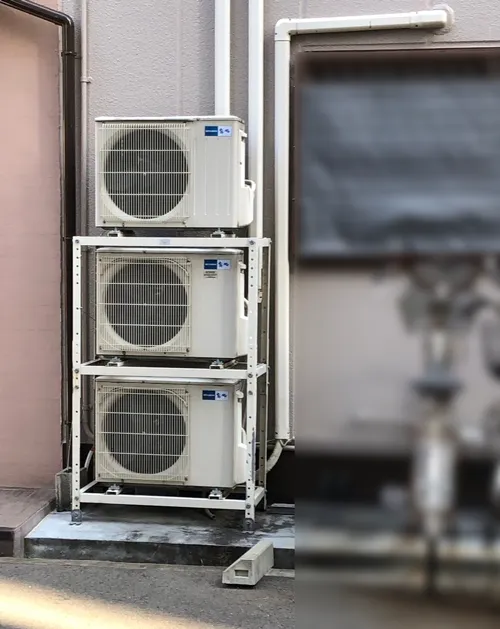 室外機三段置き